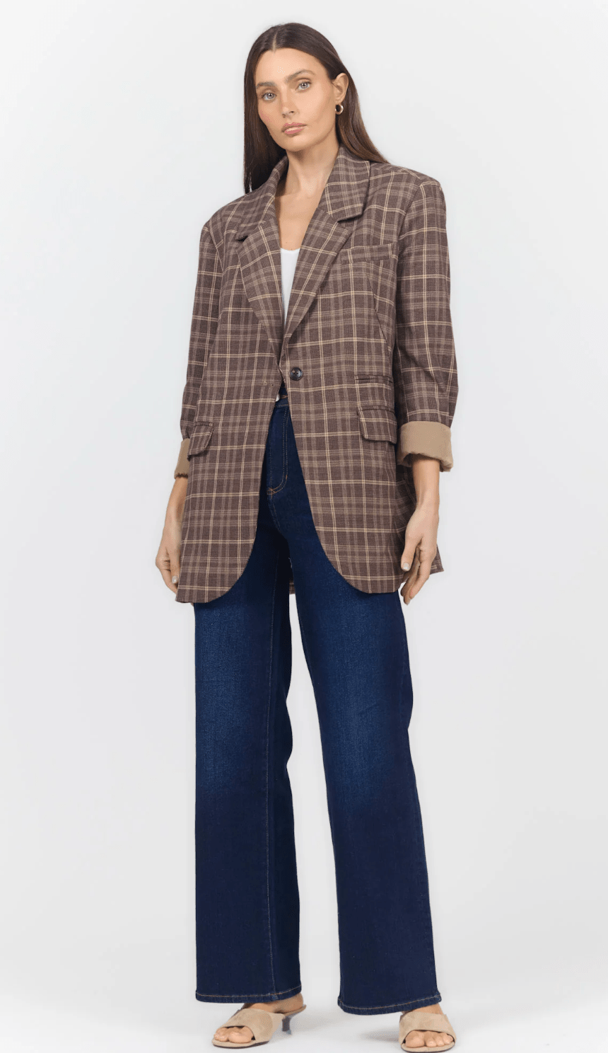Cambridge Check Spencer Blazer - Amor Lafayette