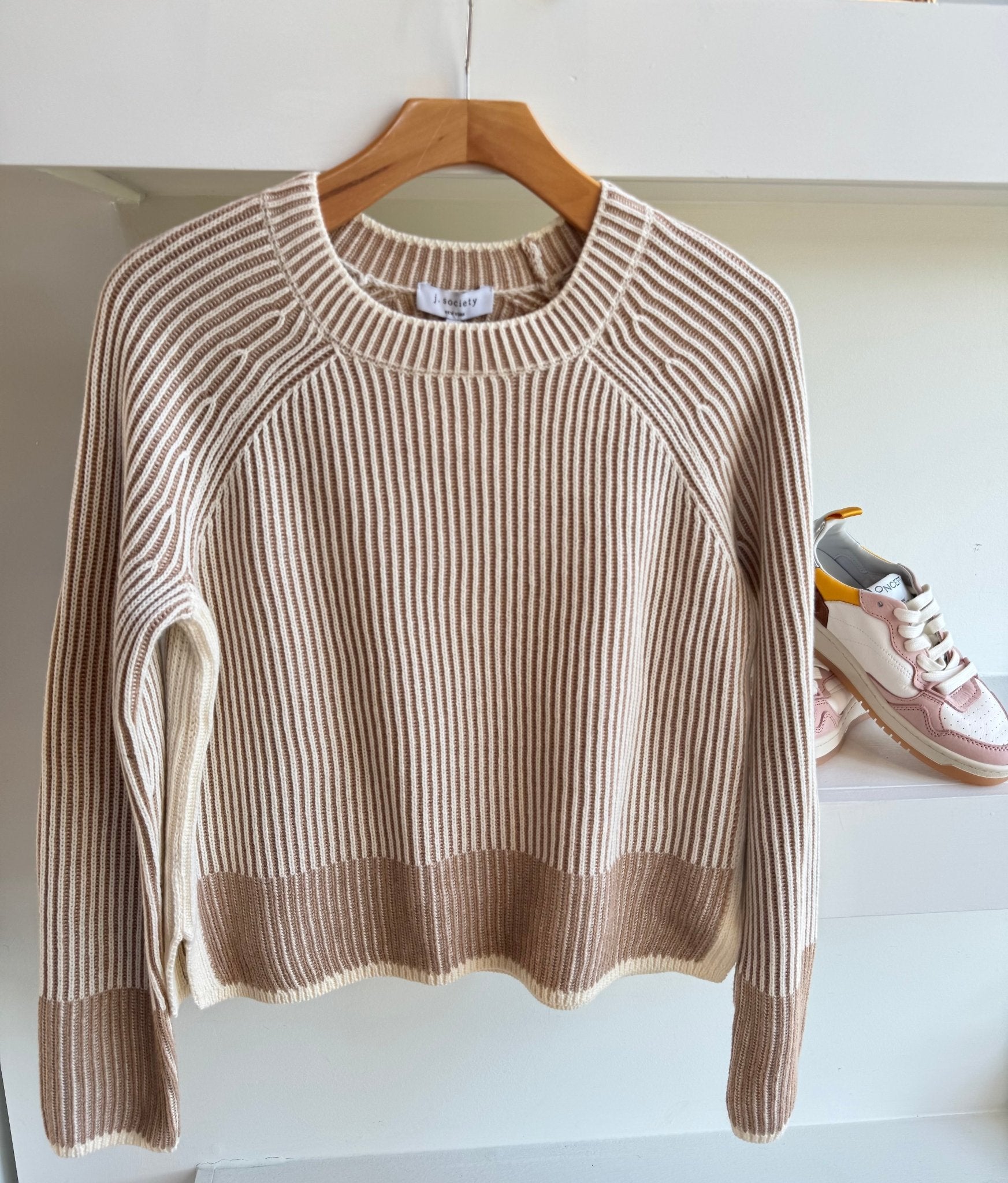 Camel Plaited Crew - Amor Lafayette