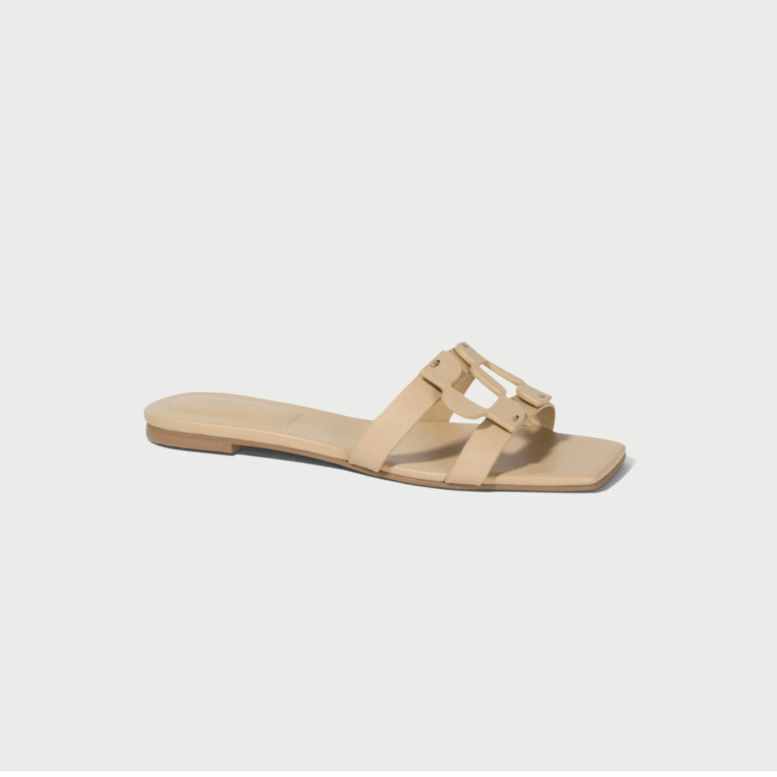 Camel Simkhai Monogram Flat Slide - Amor Lafayette