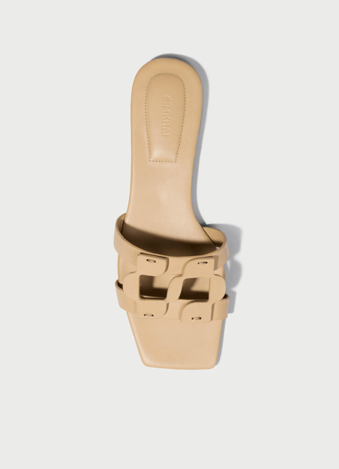Camel Simkhai Monogram Flat Slide - Amor Lafayette