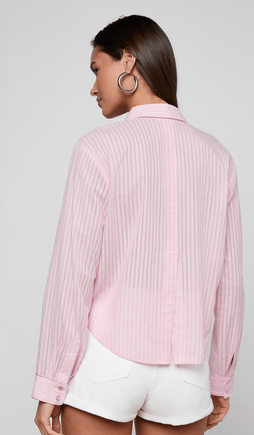 Cameo Pink Cosette Crop Shirt - Amor Lafayette