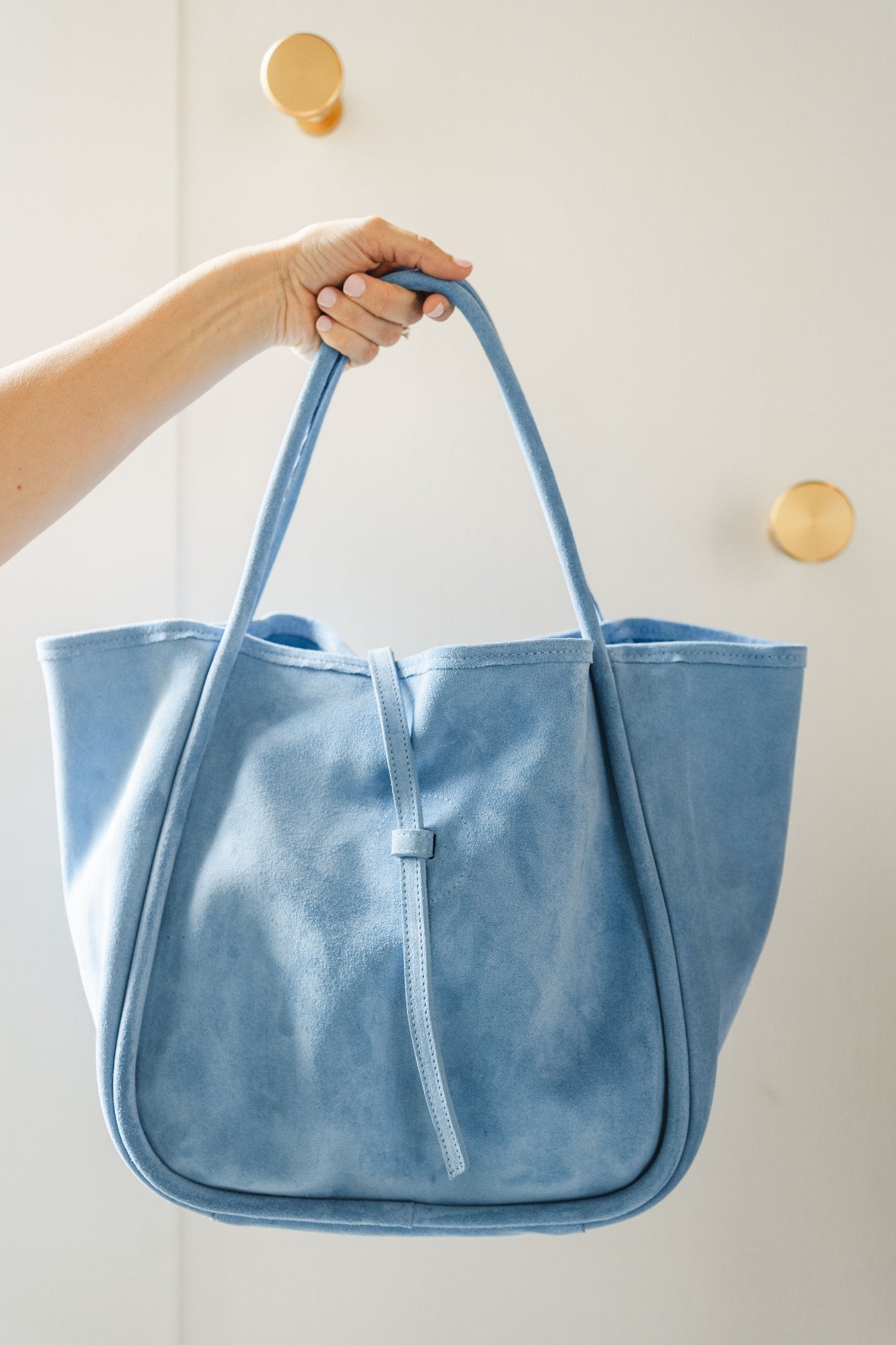 Capri Italian Leather/ Suede Ellis Hobo Tote - Amor Lafayette