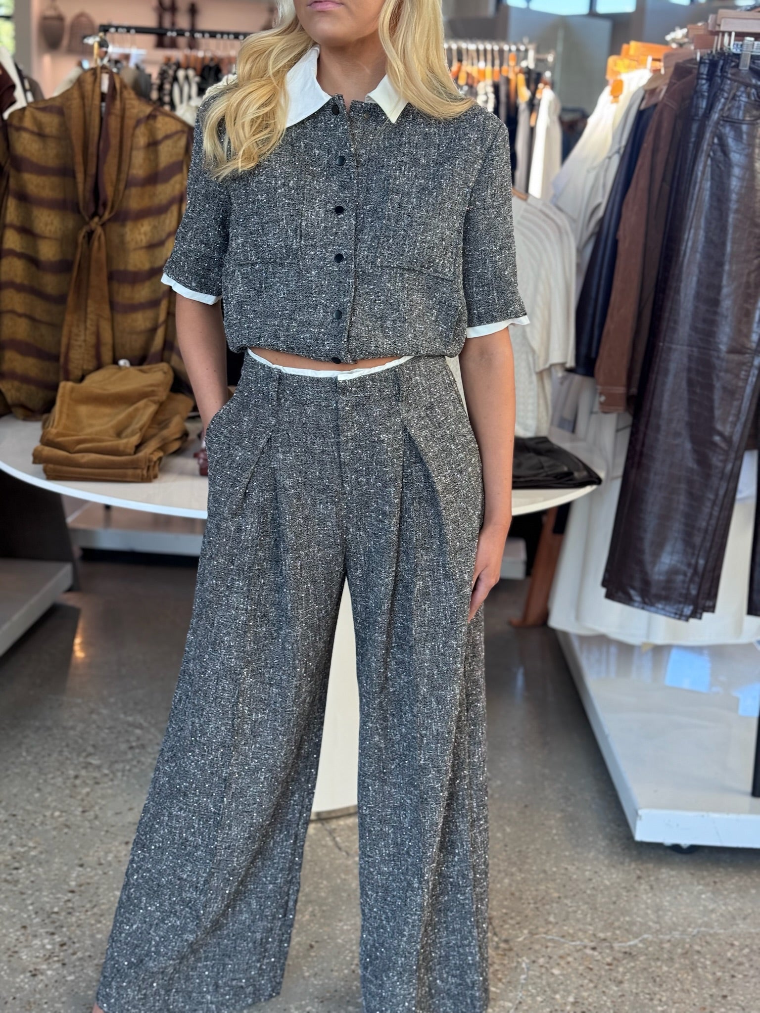 Carbonne Lino Top - Amor Lafayette