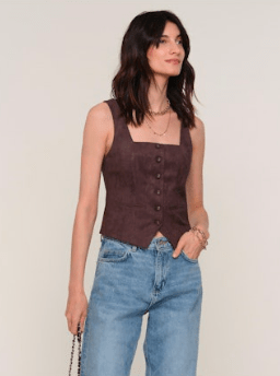 Carob Terra Vest - Amor Lafayette
