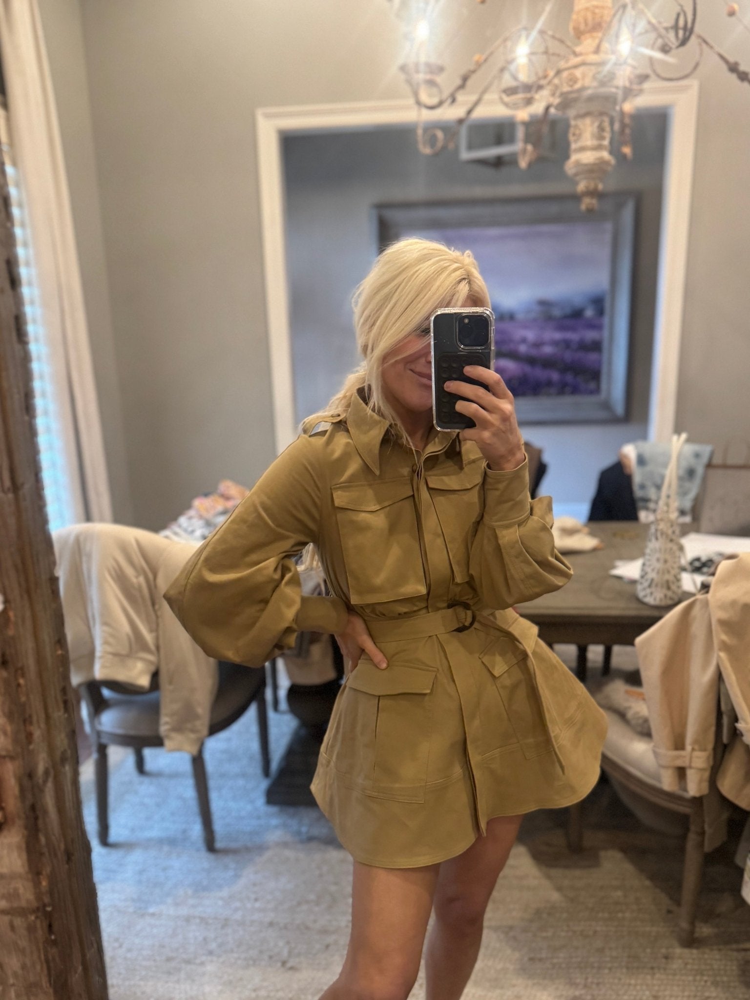 Carrie Cargo Mini Dress - Amor Lafayette