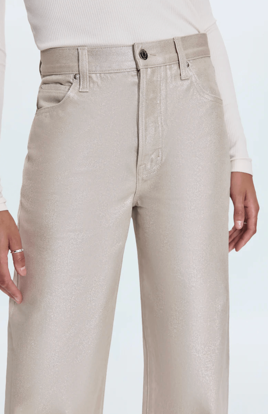Champagne Luster Tate Jeans - Amor Lafayette