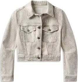 CHARISSE SHRUNKEN JACKET IN PYTHON - Amor Lafayette