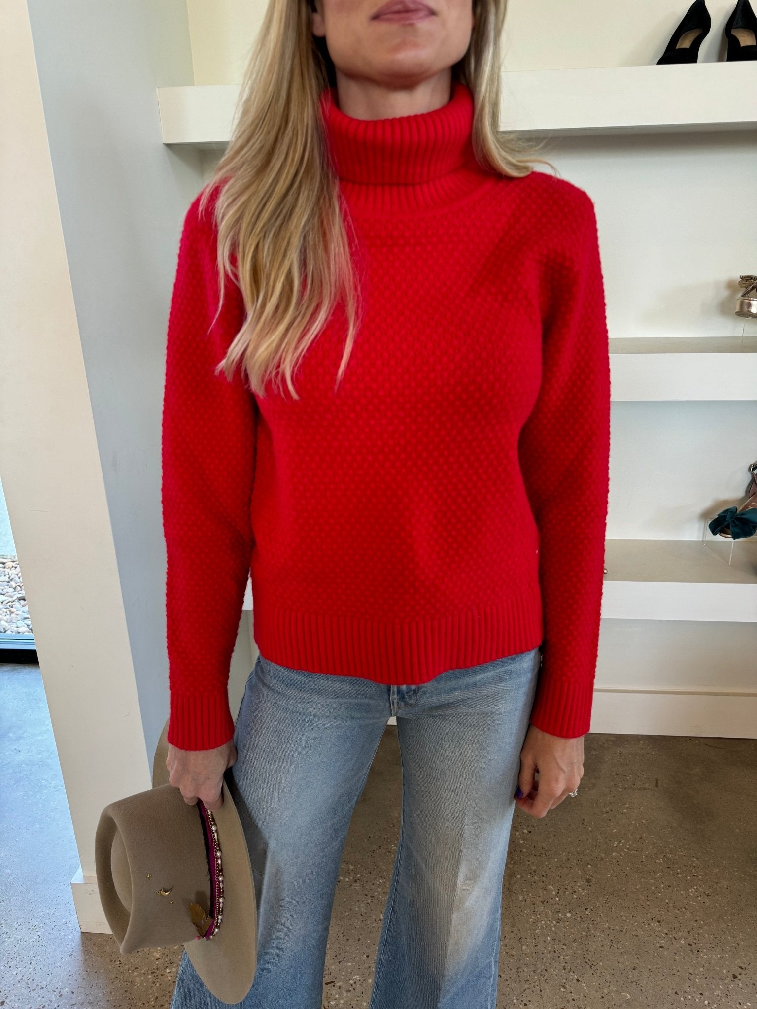 Cherry Carlina Sweater - Amor Lafayette