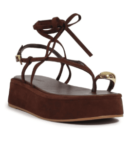 Chestnut Brown Zadie Platforms - Amor Lafayette