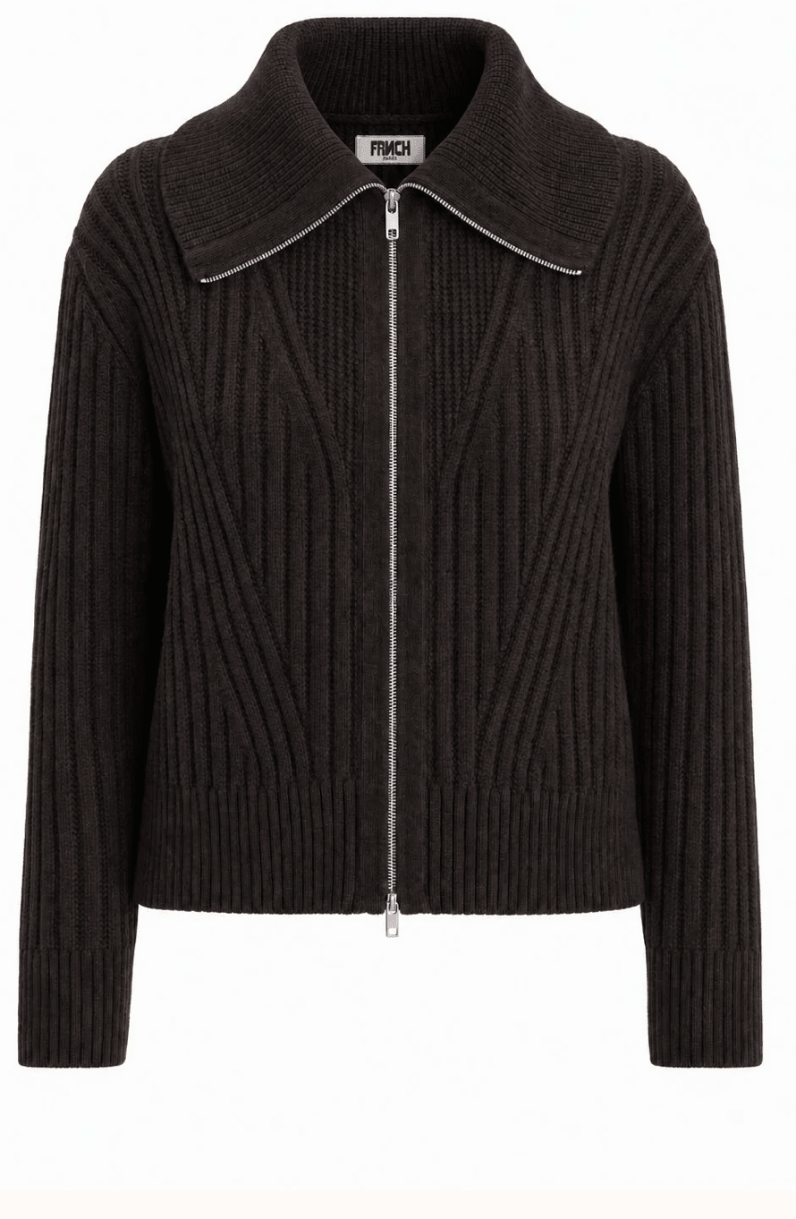 CHOCOLATE KERKIS CARDIGAN - Amor Lafayette