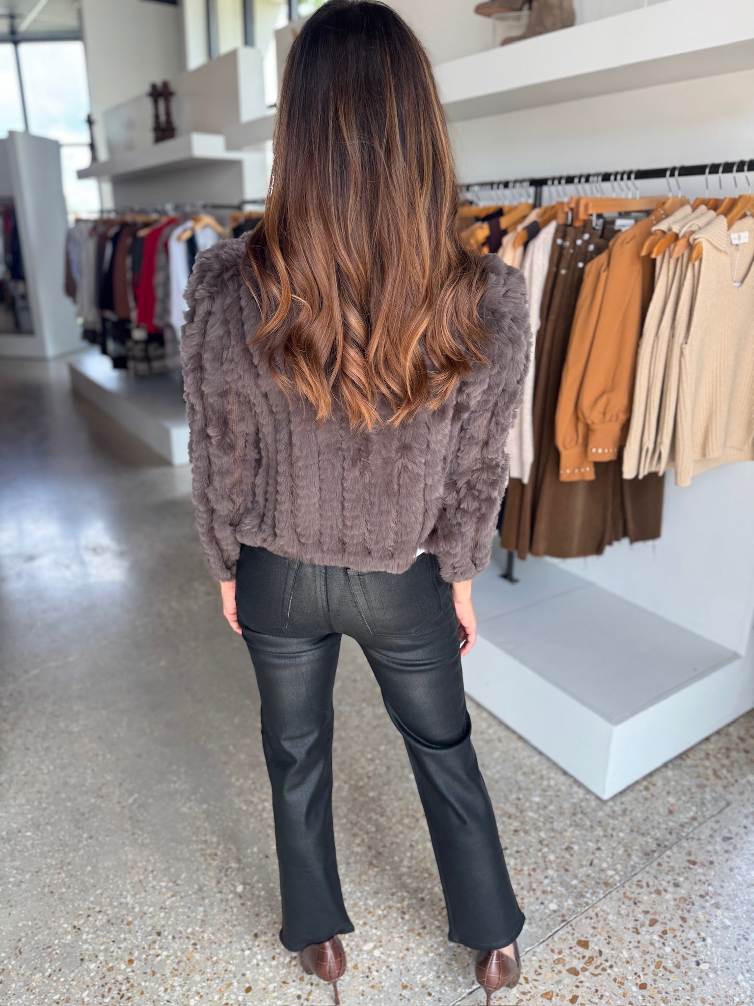 Chocolate Rosa Jacket - Amor Lafayette