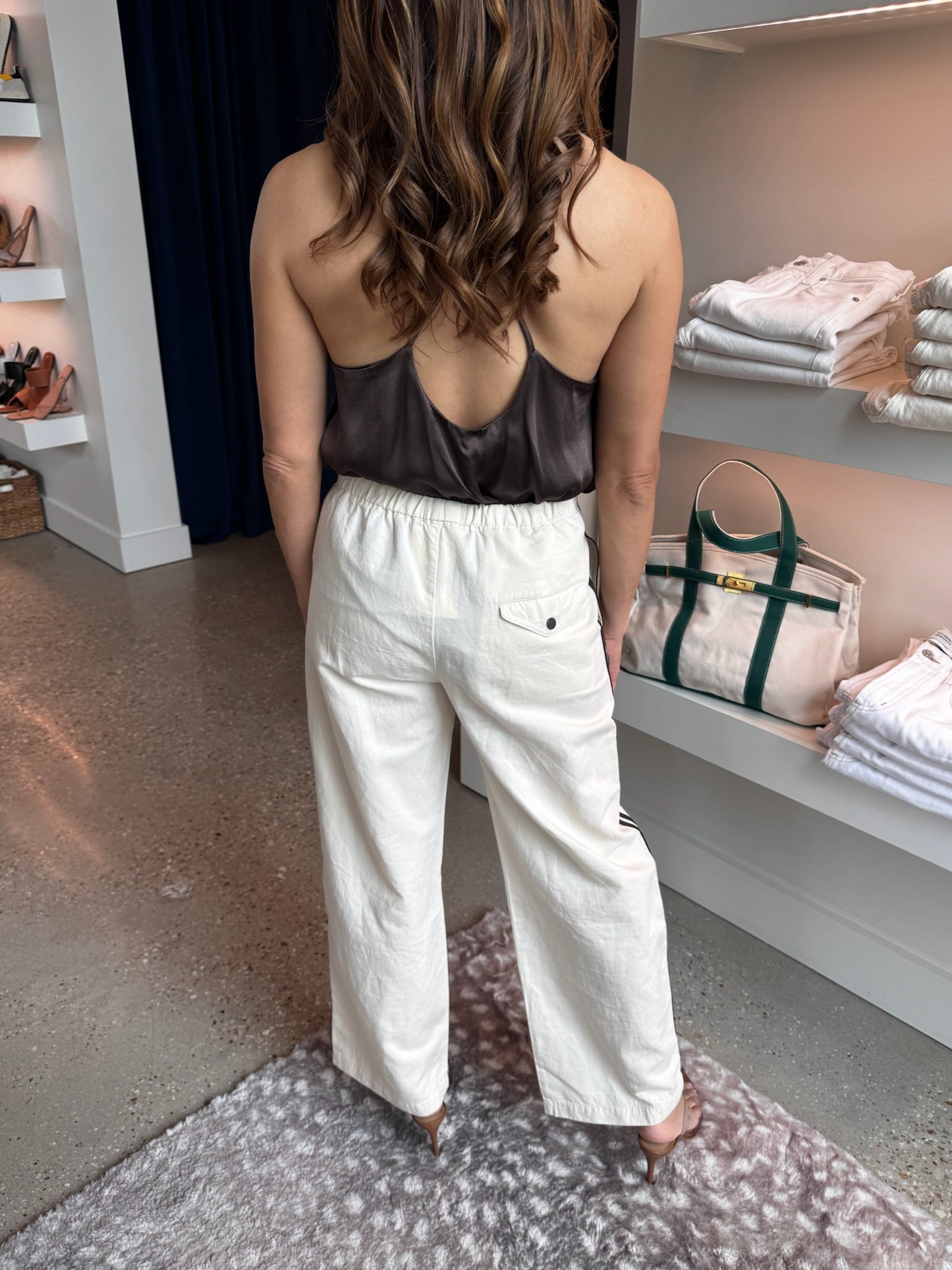 Chocolate Silky Cami Top - Amor Lafayette