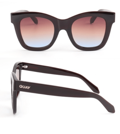 CHOCOLATE/BROWN BLUE After Hours Sunglasses - Amor Lafayette