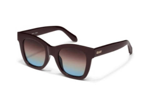 CHOCOLATE/BROWN BLUE After Hours Sunglasses - Amor Lafayette