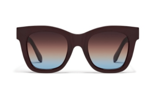 CHOCOLATE/BROWN BLUE After Hours Sunglasses - Amor Lafayette