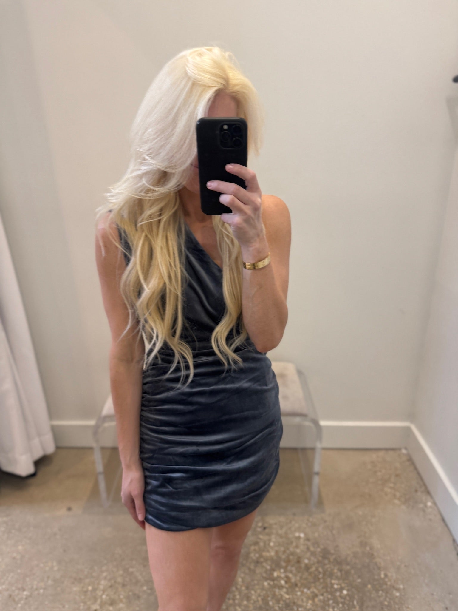 Chrome Khaleesi Mini Dress - Amor Lafayette