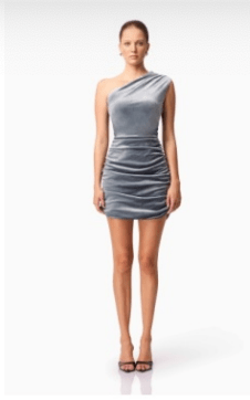 Chrome Khaleesi Mini Dress - Amor Lafayette