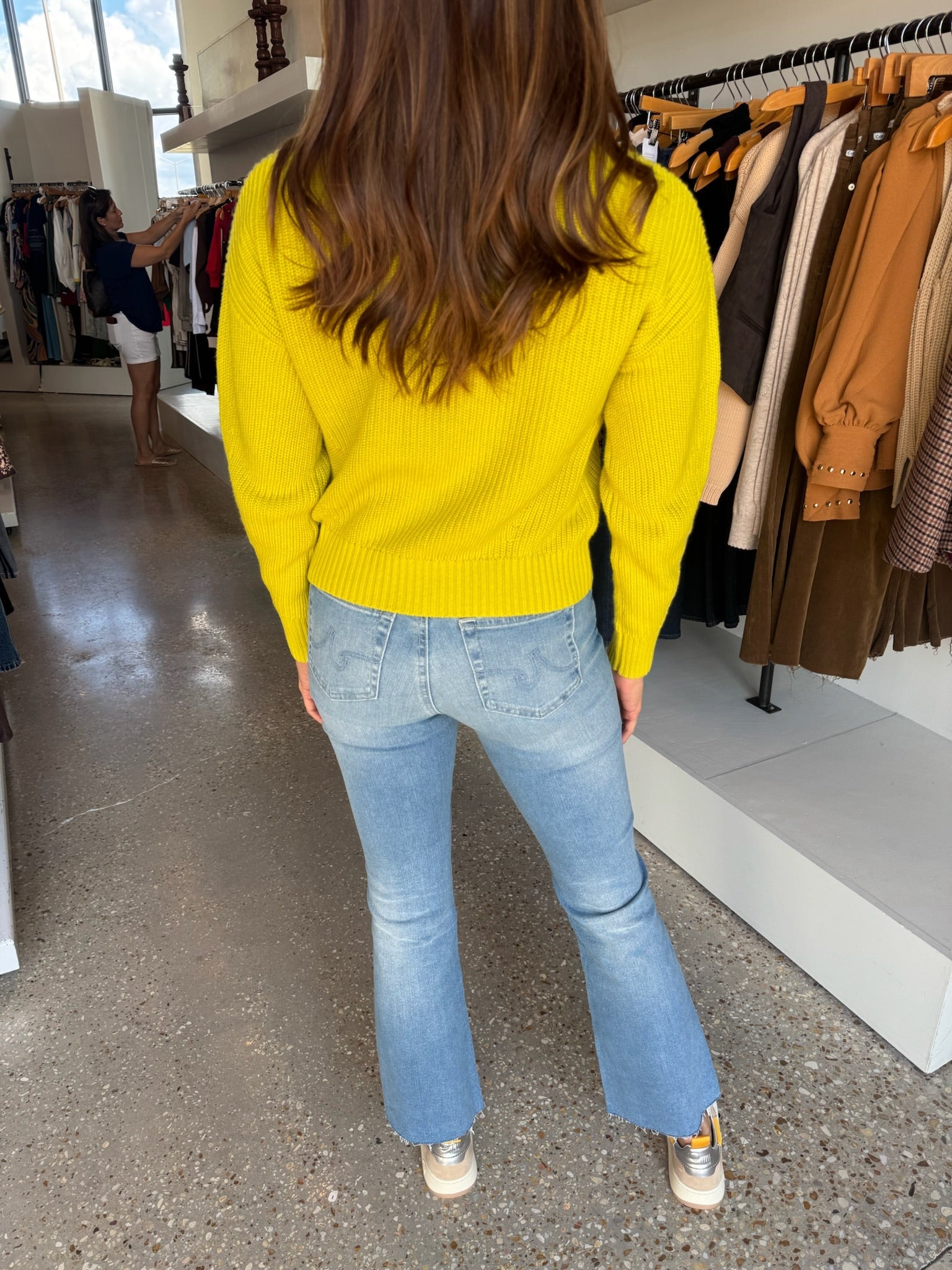 Citron Cropped Mock Crew - Amor Lafayette