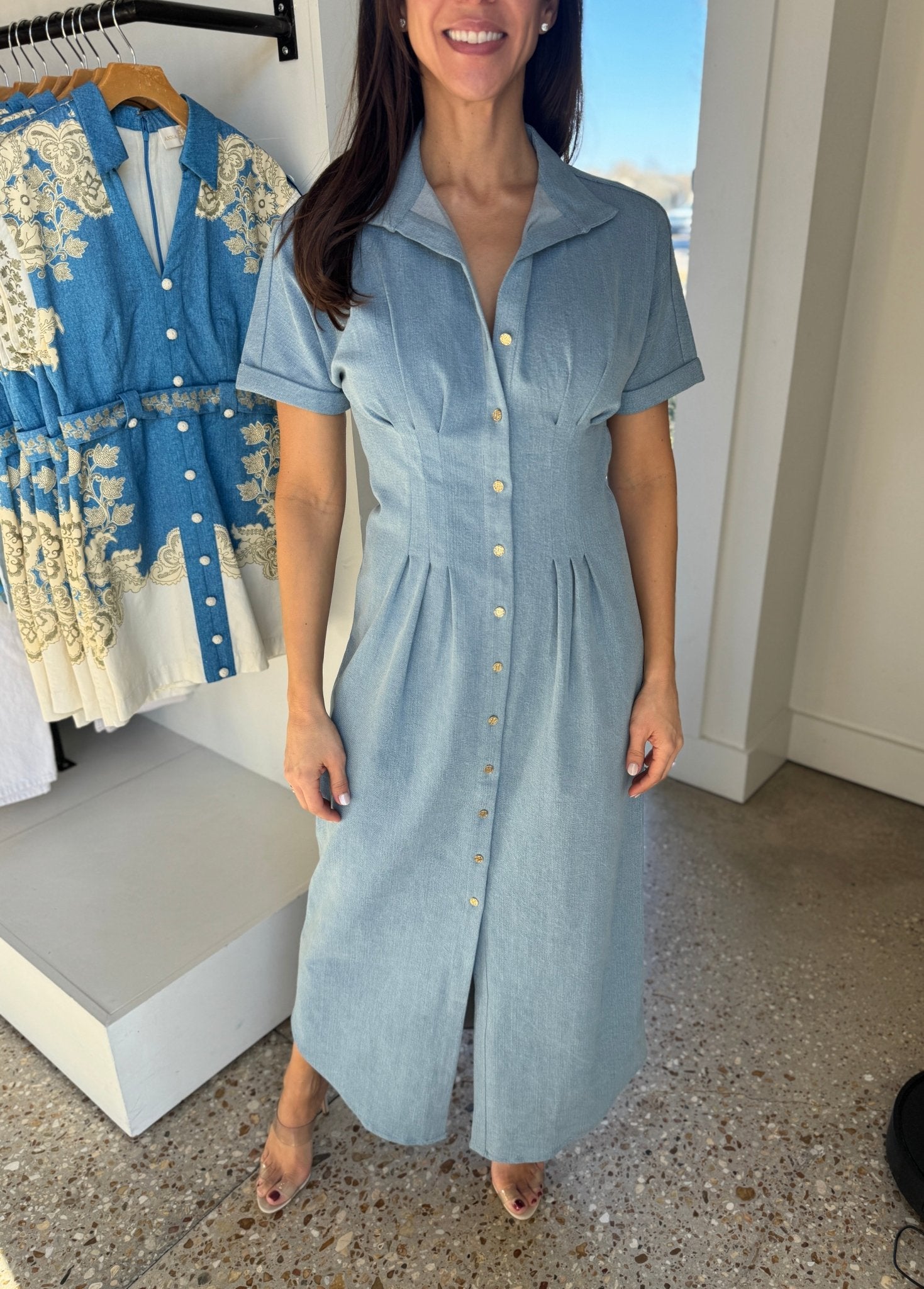 georgia blue dress Georgia Mini Dress Blue Floral