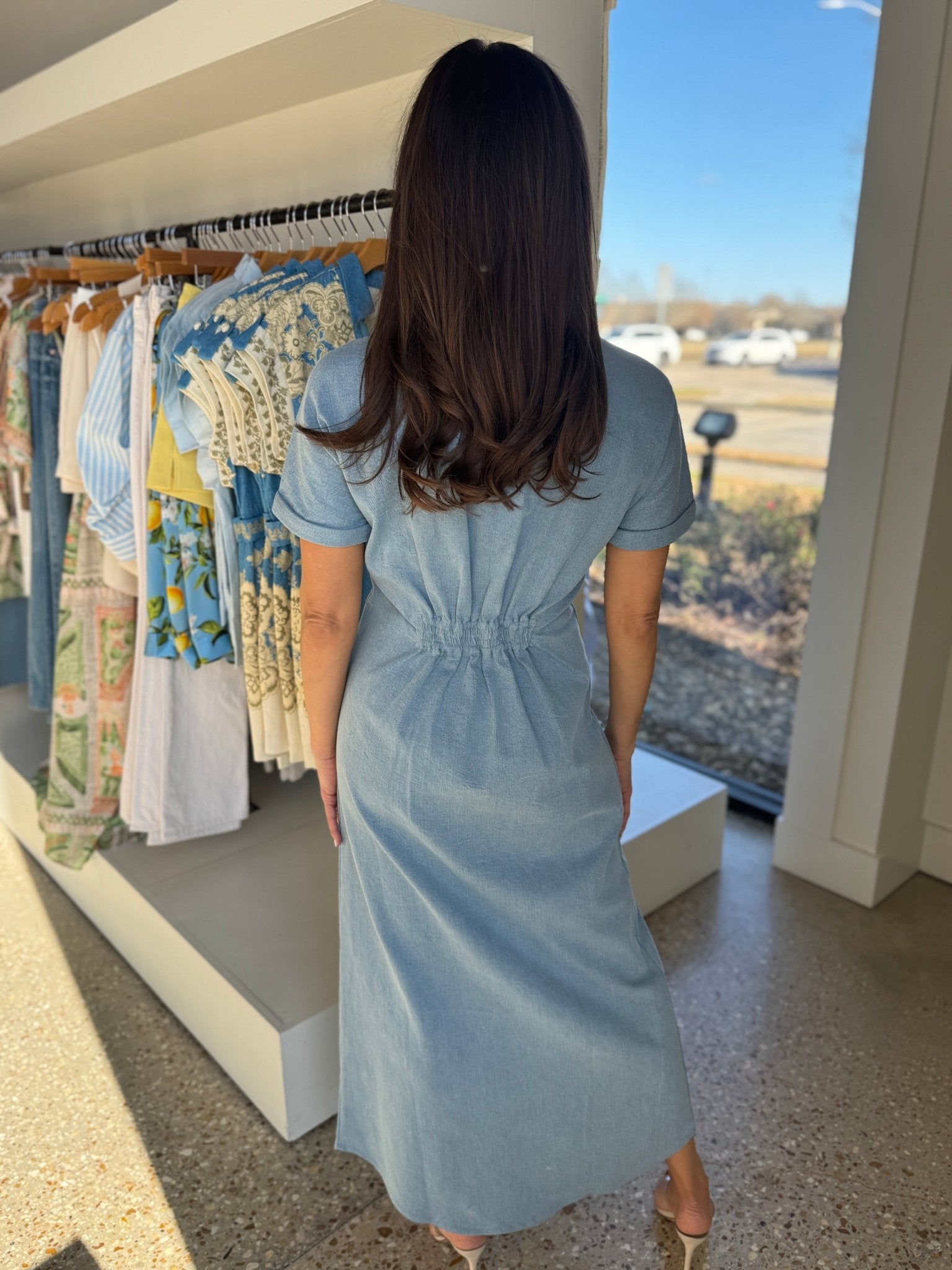 Classic Denim Georgia Dress - Amor Lafayette