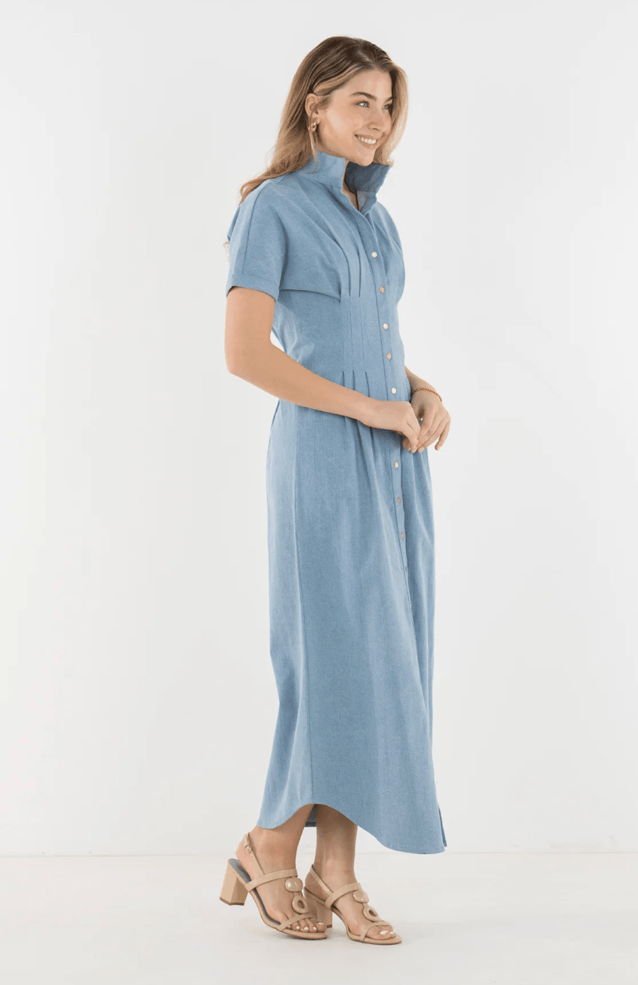 Classic Denim Georgia Dress - Amor Lafayette