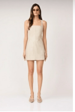 Clay Celina Leather Mini Dress - Amor Lafayette