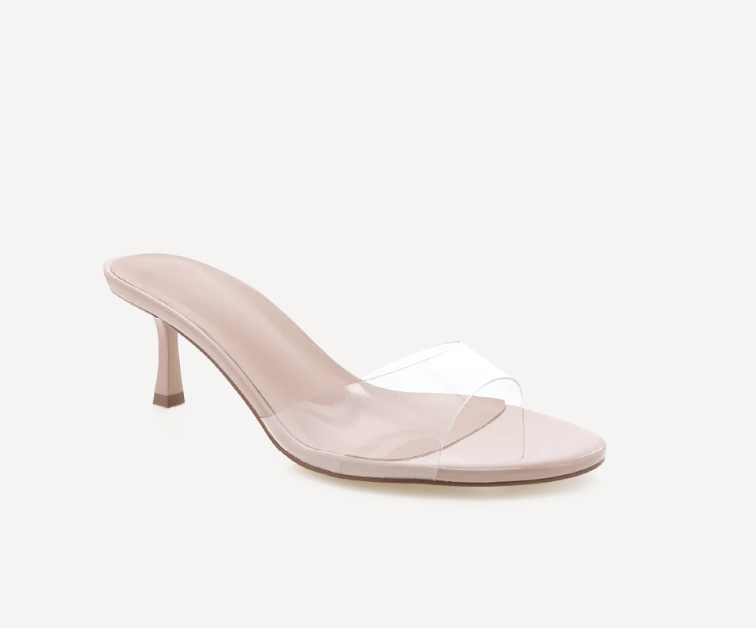 Clear Pantent Geena Heel - Amor Lafayette