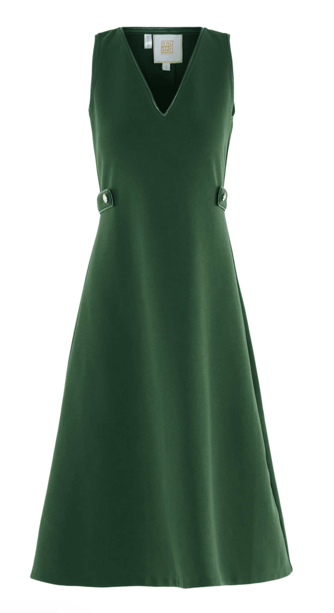 Cleo Dress - Black Forest Stretch Knit - Amor Lafayette