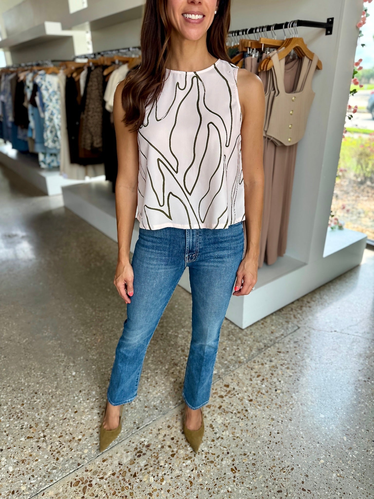 Climbing Ivy Alma Tank - Amor Lafayette