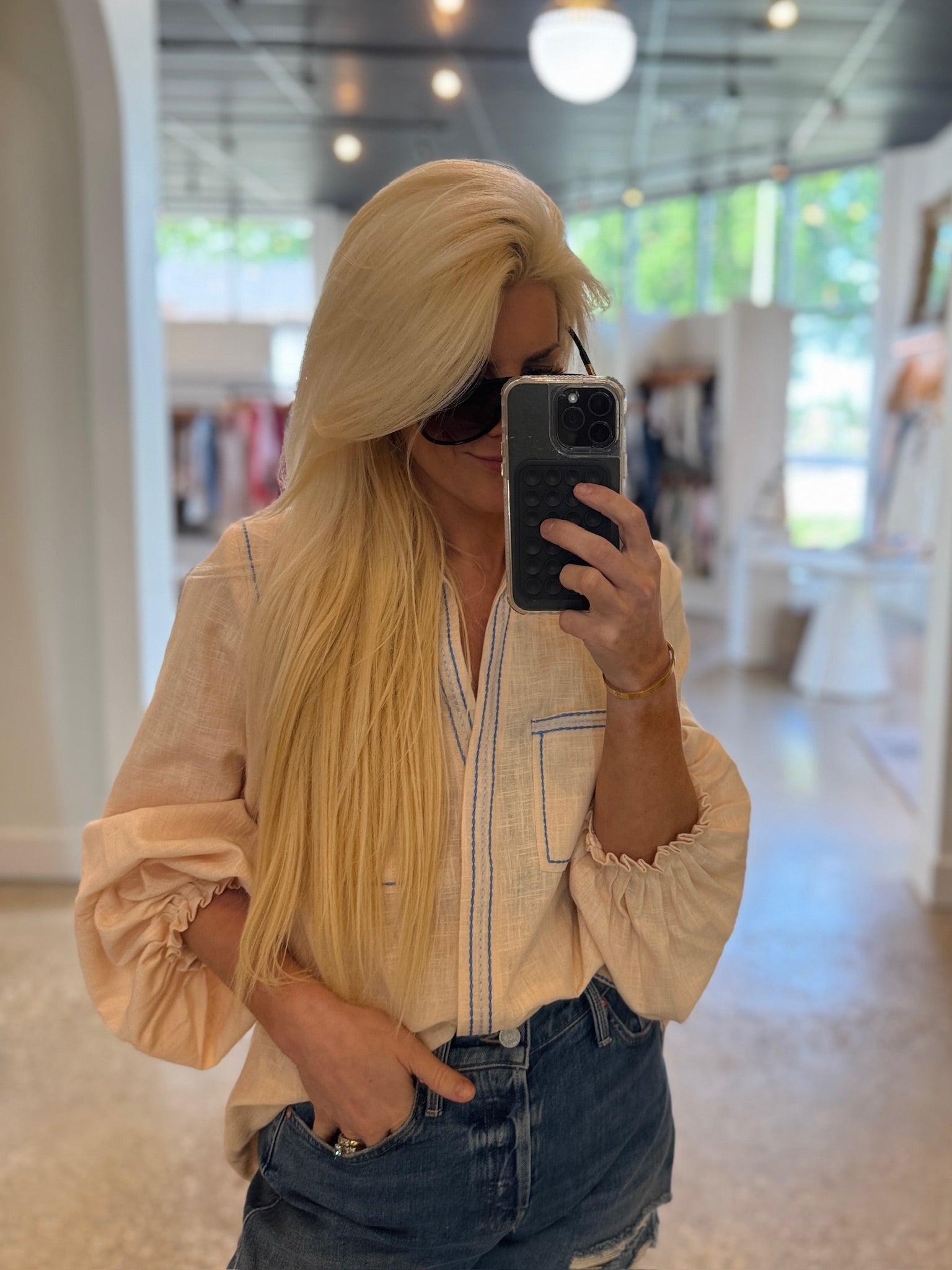 Cloud Sabrina Shirt - Amor Lafayette