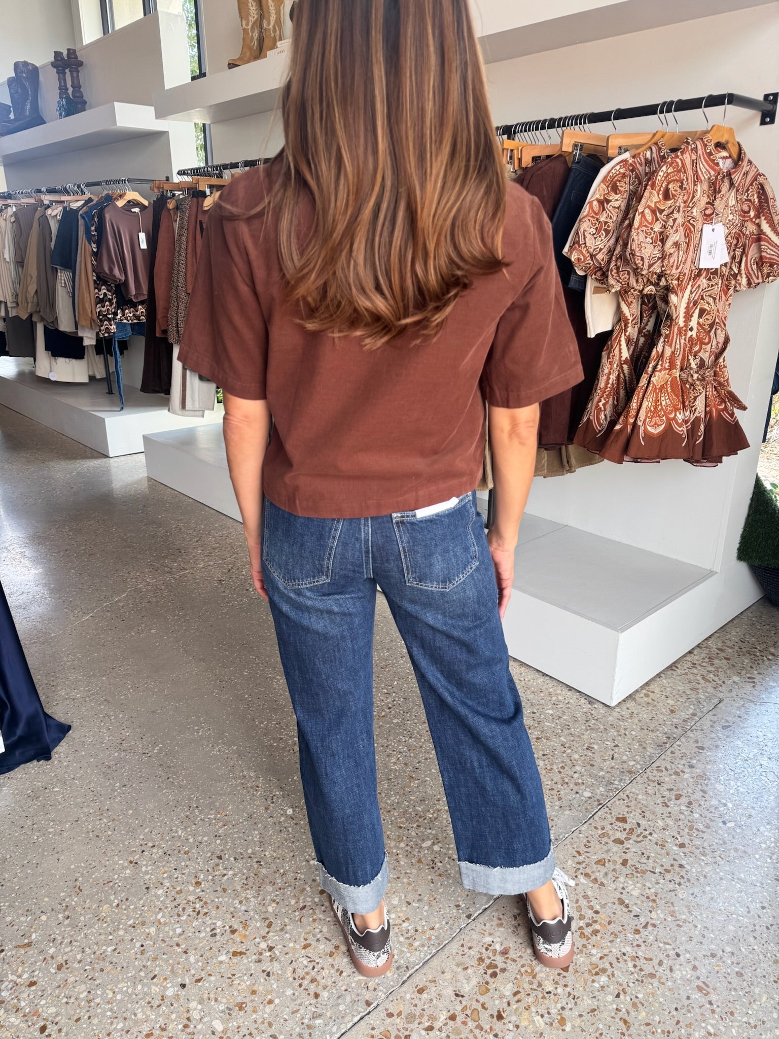 Coco Ally Corduroy Top - Amor Lafayette
