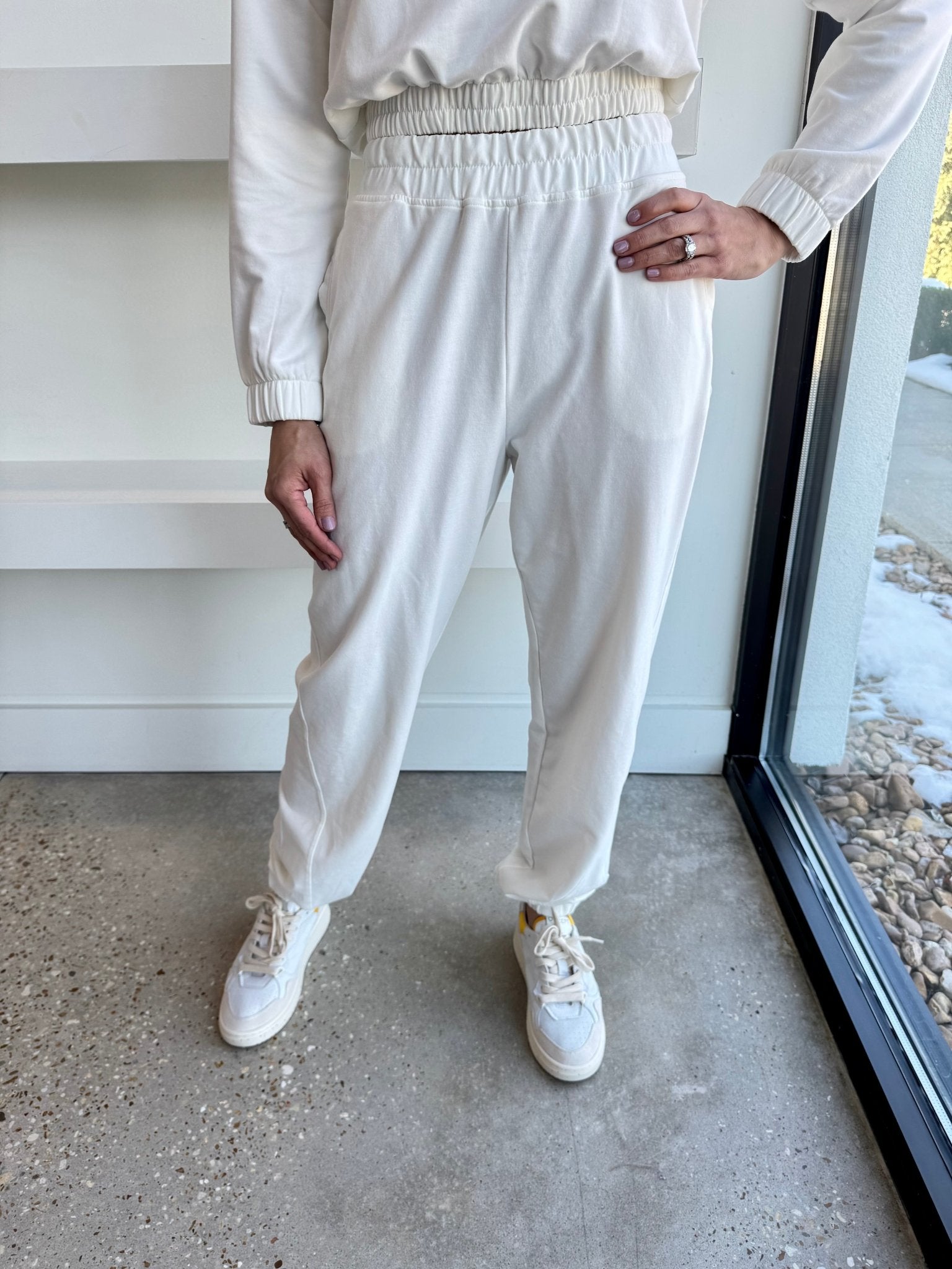 Coconut Milk Blake Joggers - Amor Lafayette