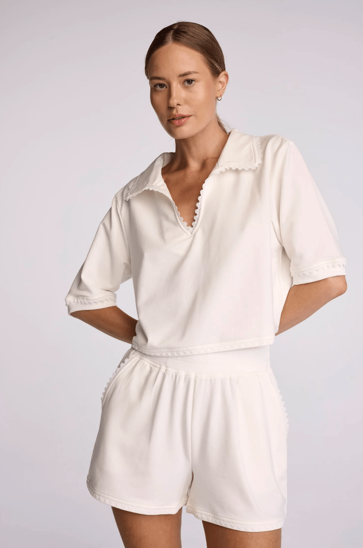 Coconut Milk Brielle Polo - Amor Lafayette