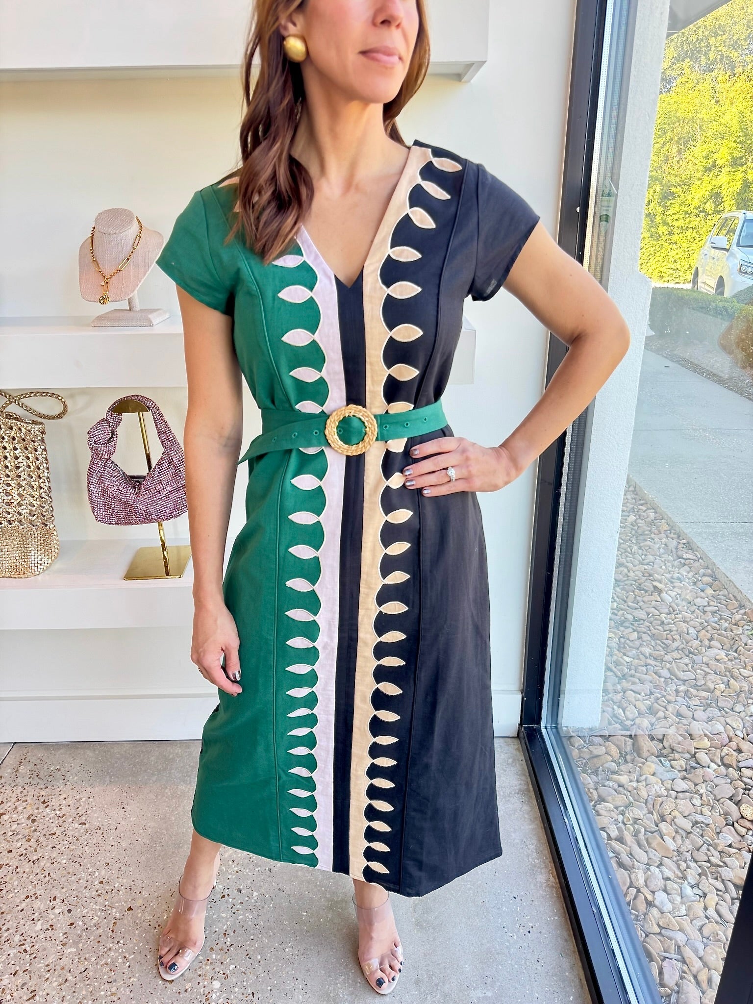 Color Block Hallie Midi - Amor Lafayette