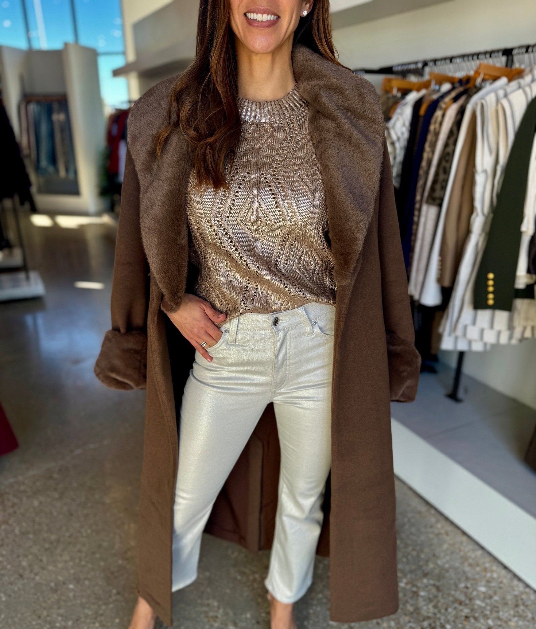 Copper Foil Tank - Amor Lafayette