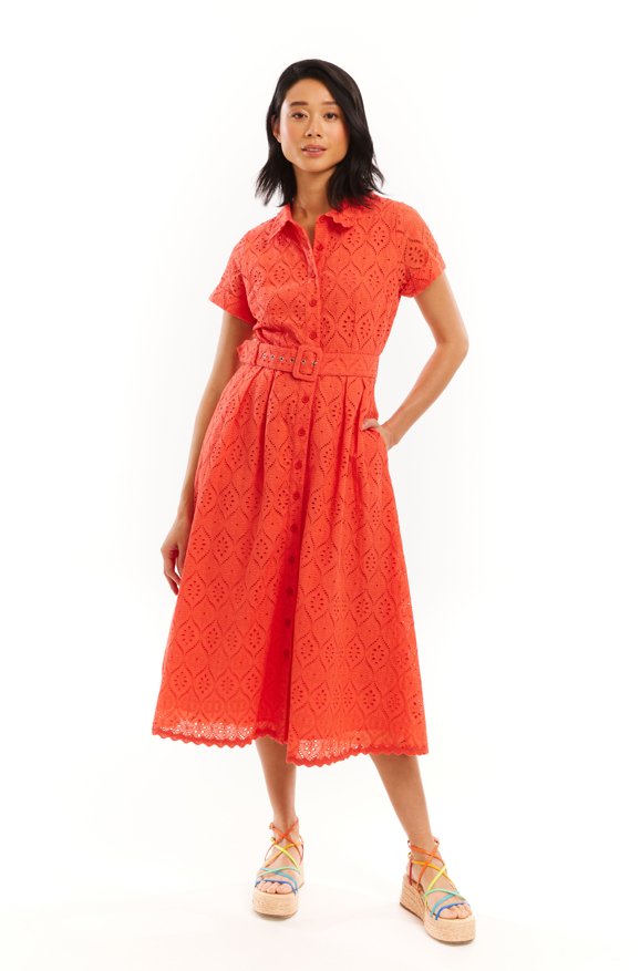 Coral Aiden Dress - Amor Lafayette