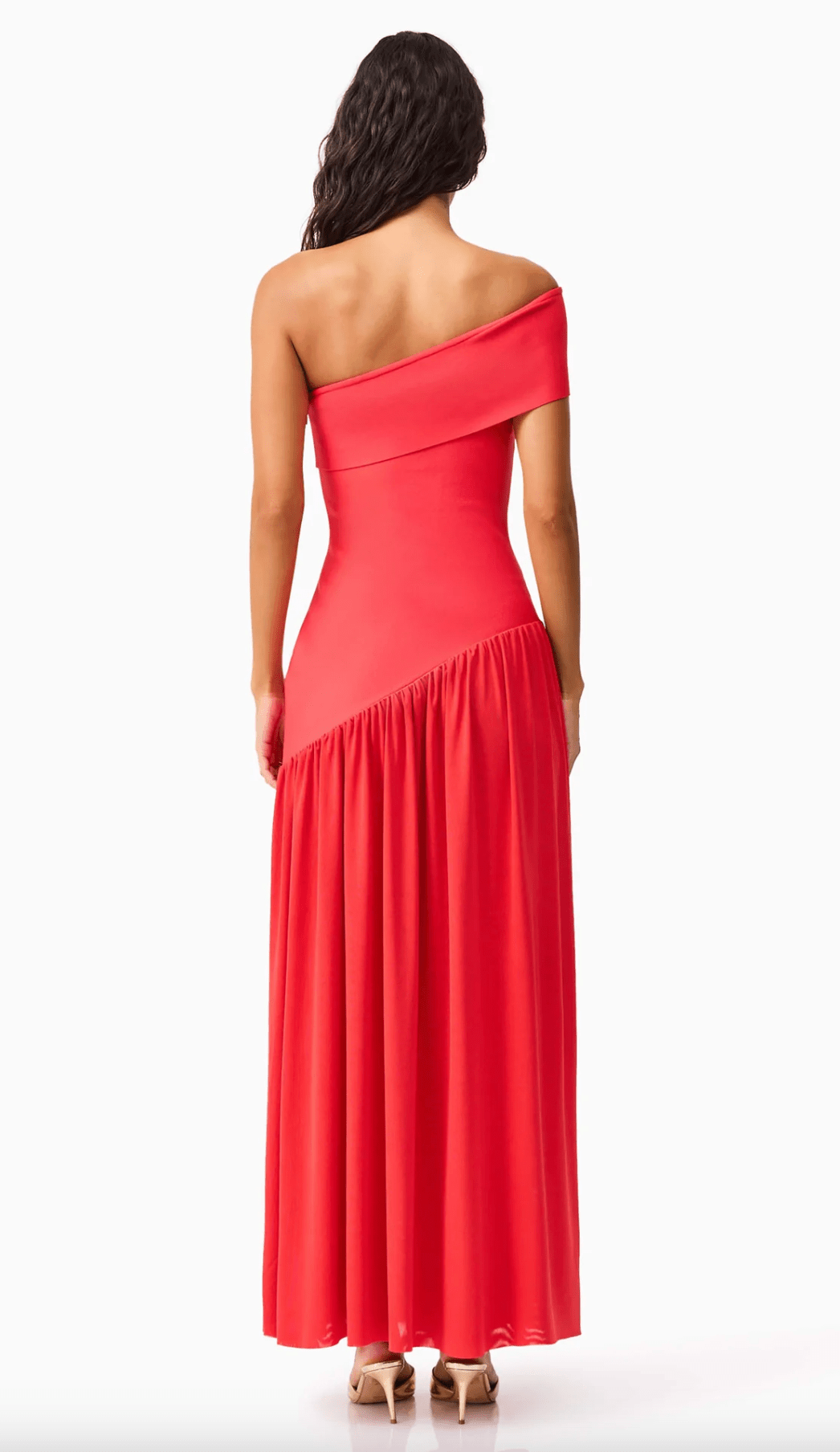 Coral Jesselle Asymmetrical Gown - Amor Lafayette