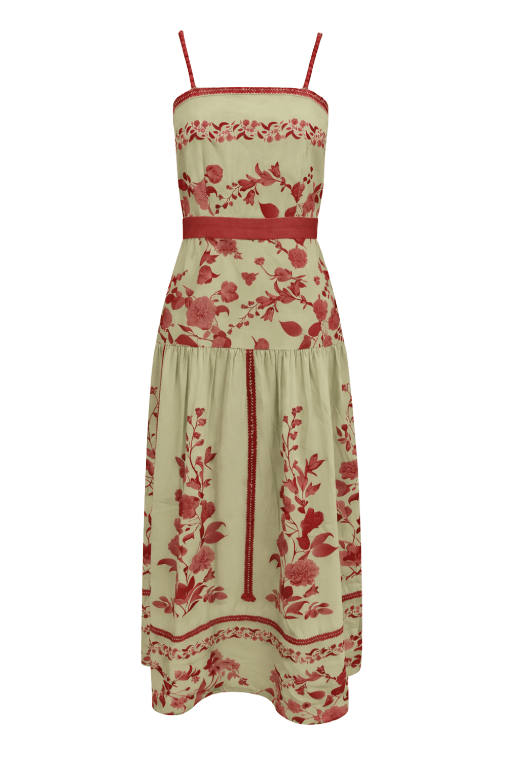 Coral Petal Asher Midi - Amor Lafayette