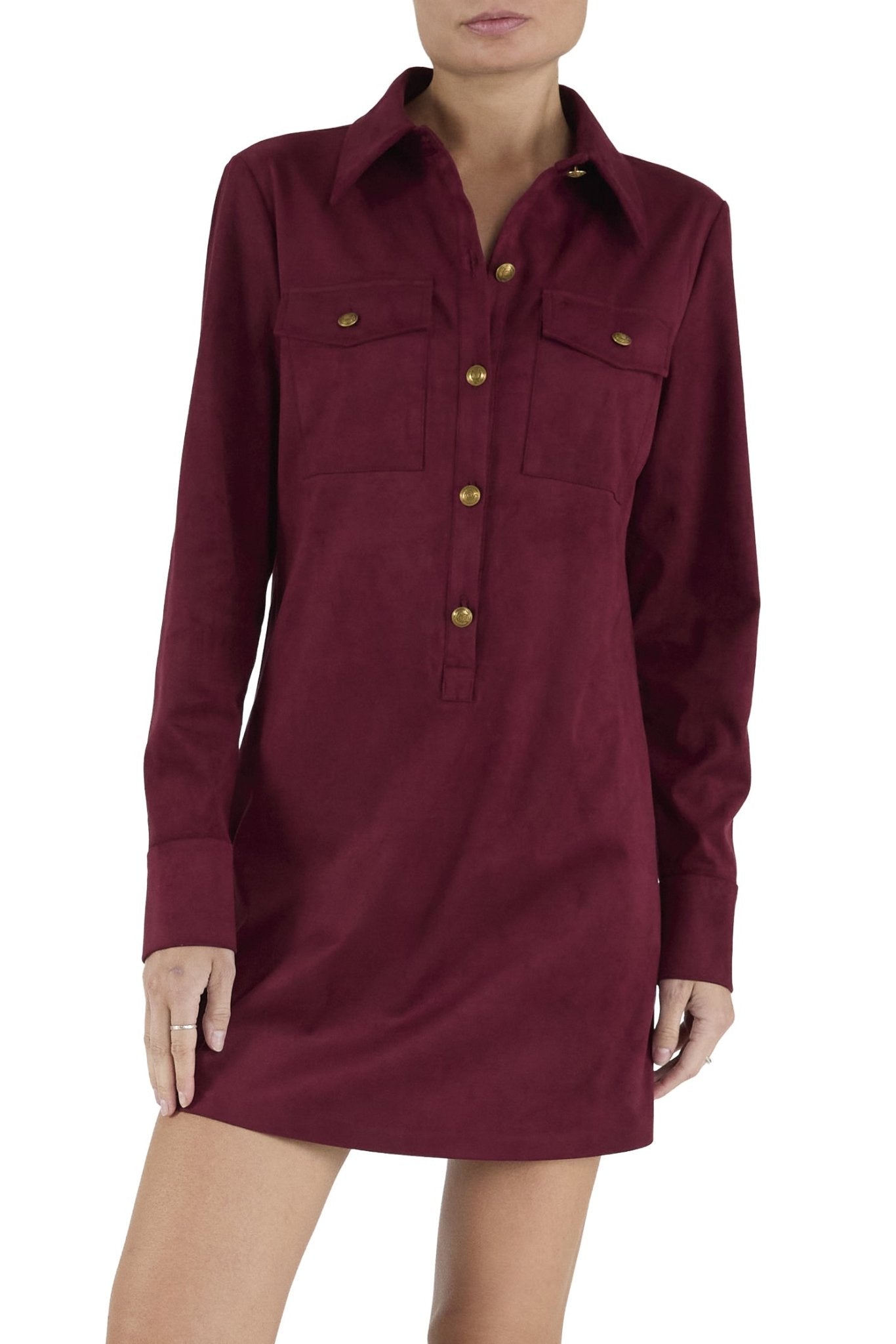 Cranberry MARIA DRESS - Amor Lafayette