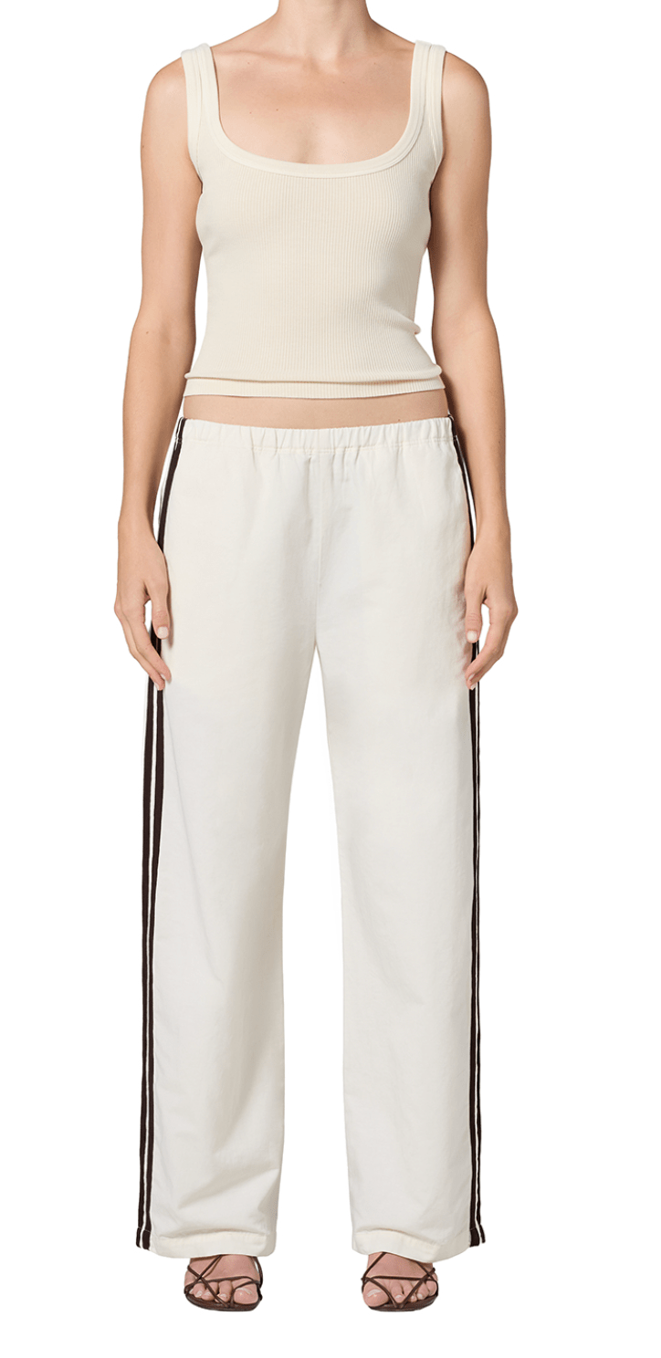 Cream Aurora Track Pant - Amor Lafayette