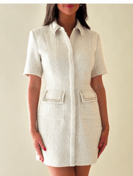 Cream Coco Dress - Amor Lafayette