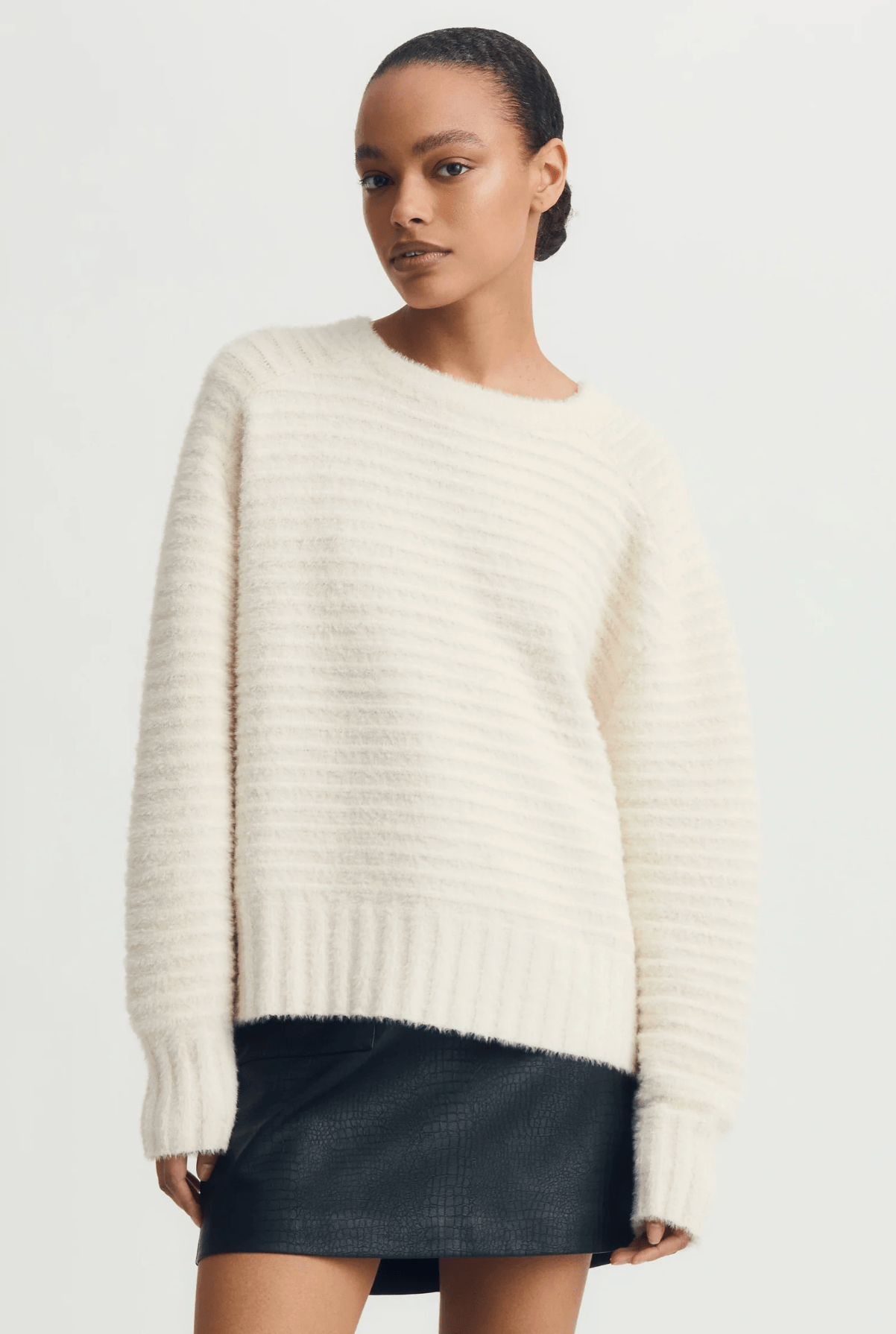 Cream Elissa Sweater - Amor Lafayette