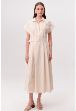 Cream Kelsie Dress - Amor Lafayette
