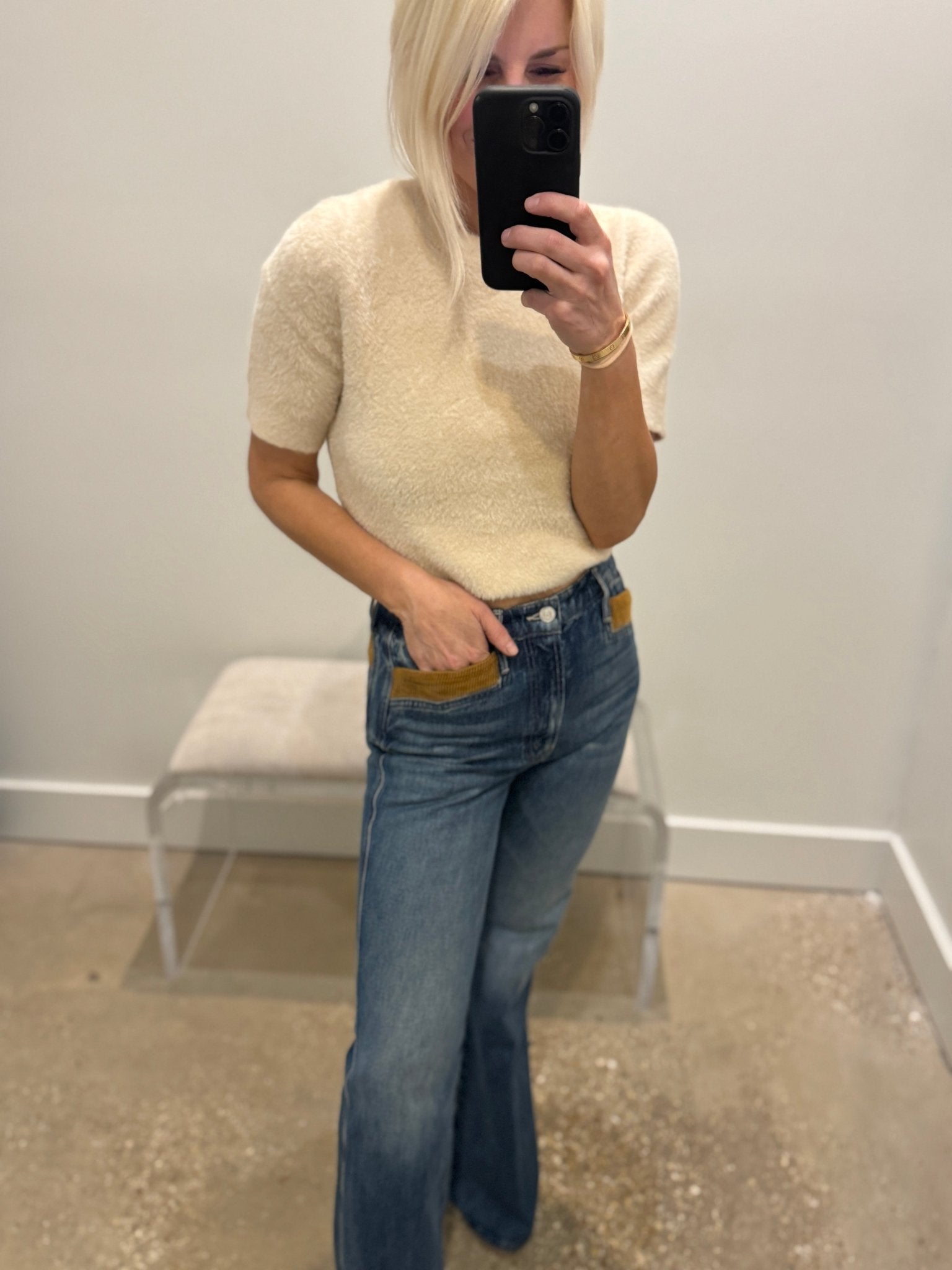 Cream Susie Sweater - Amor Lafayette