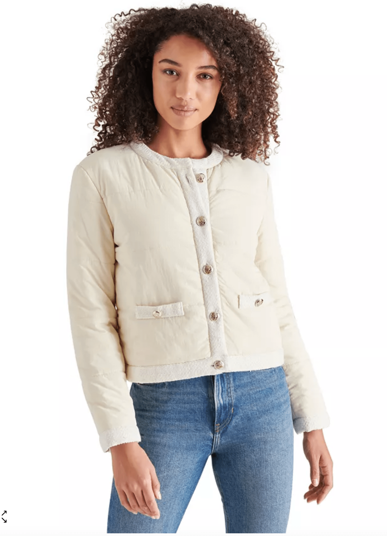 Cream Tan Coppelia Jacket - Amor Lafayette