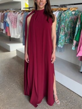 Crimson Henna Gown - Amor Lafayette