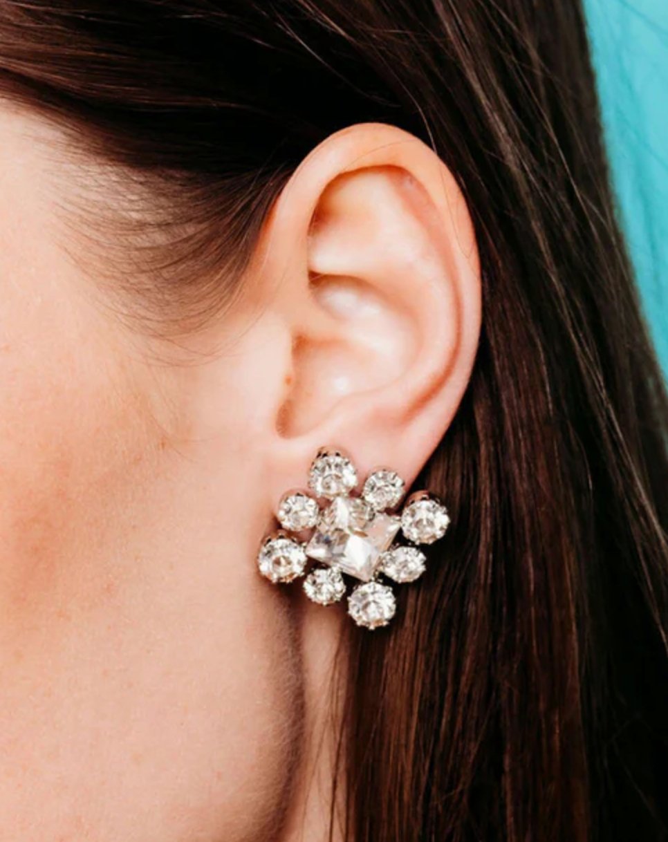 Crystal Diantha Earrings - Amor Lafayette