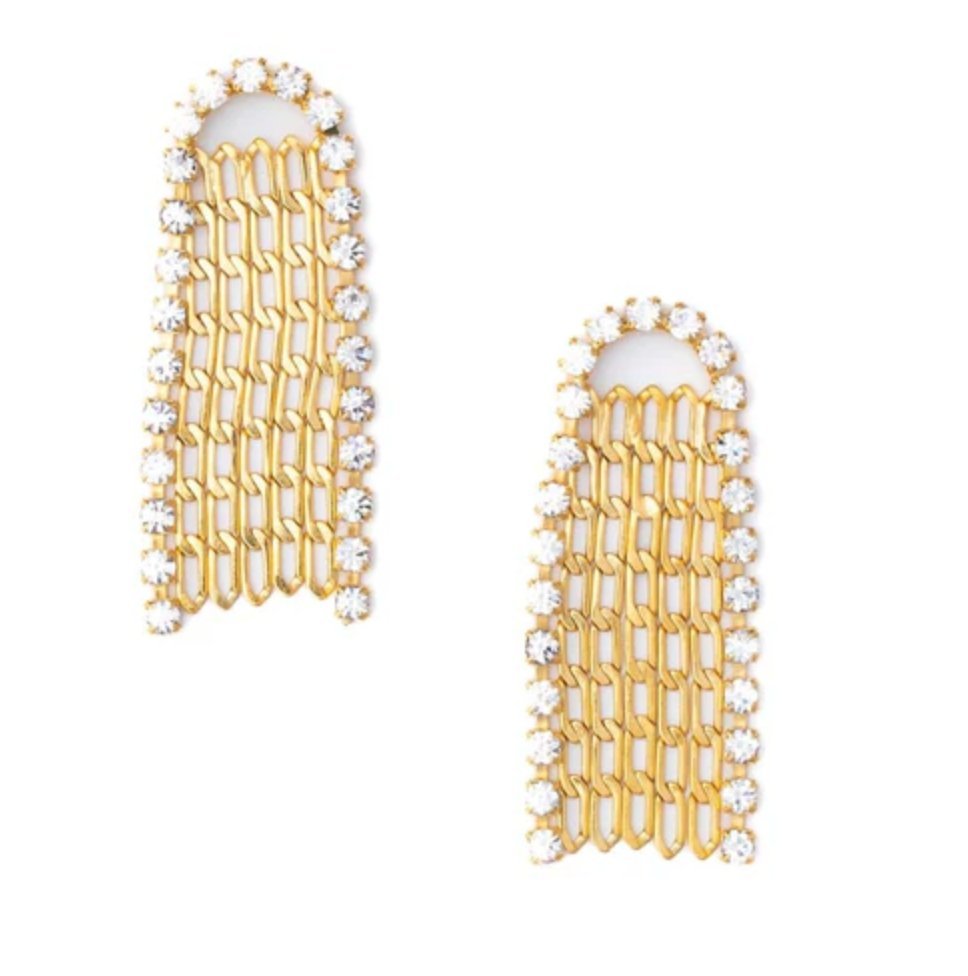 Crystal Penny Earrings - Amor Lafayette