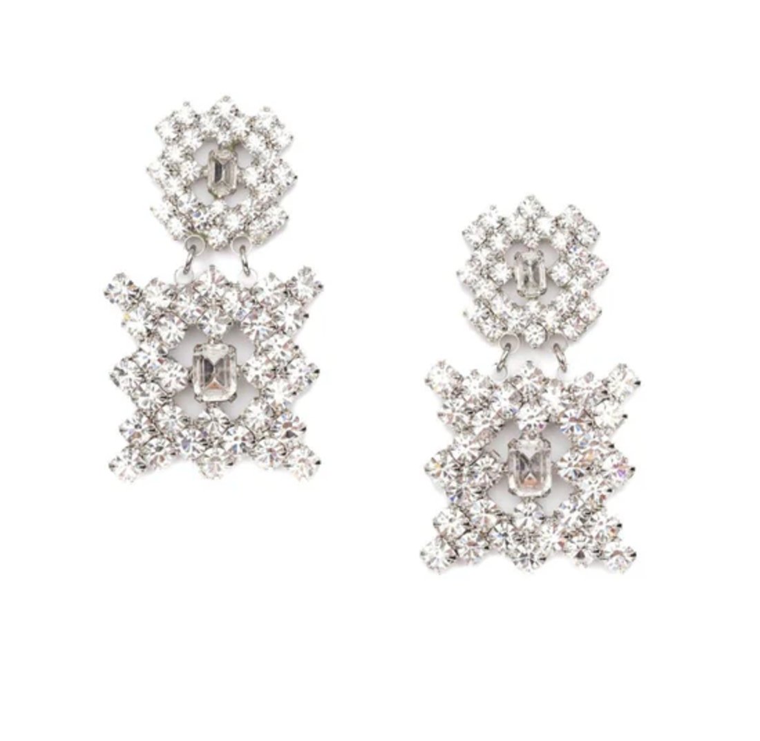 Crystal Verena Earrings - Amor Lafayette