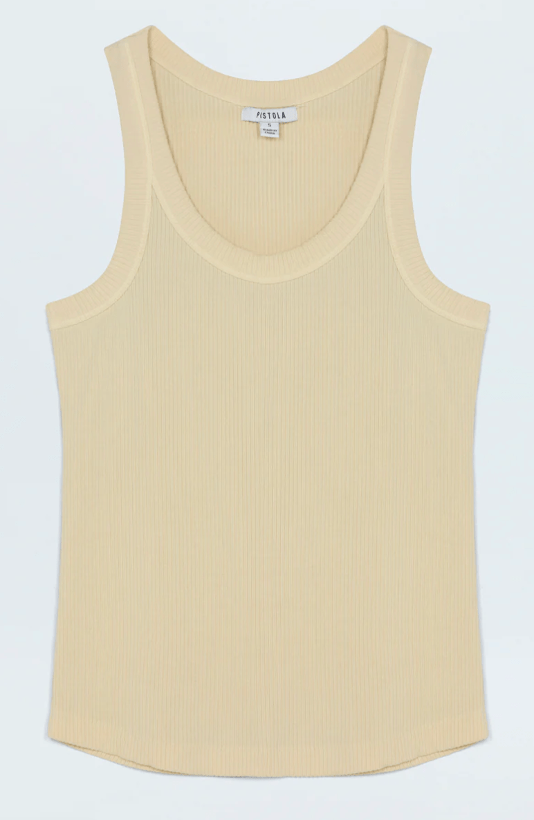 Custard Yellow Christy Tank - Amor Lafayette